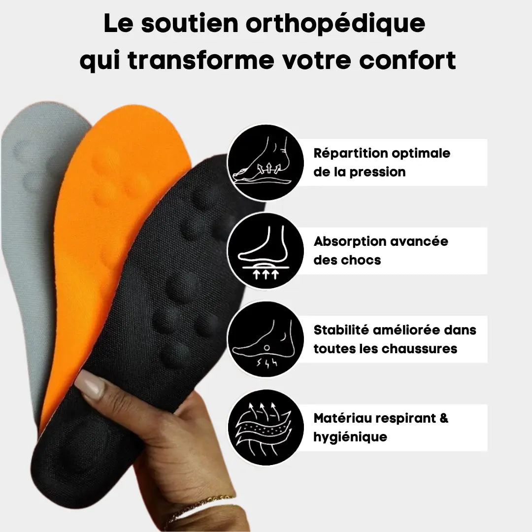 OrthoCloud™ - Semelles Orthopédiques CloudStep®